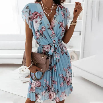 Casual Luxury Floral Dress for Women