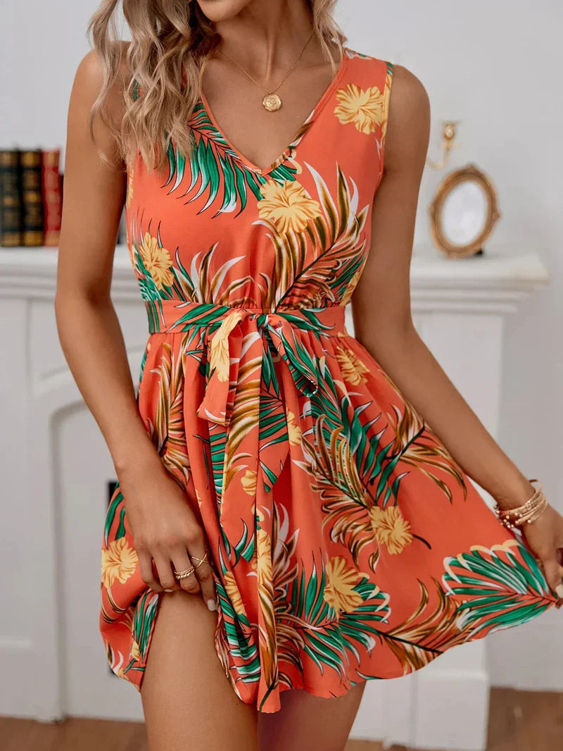 Elegant Printed Dress