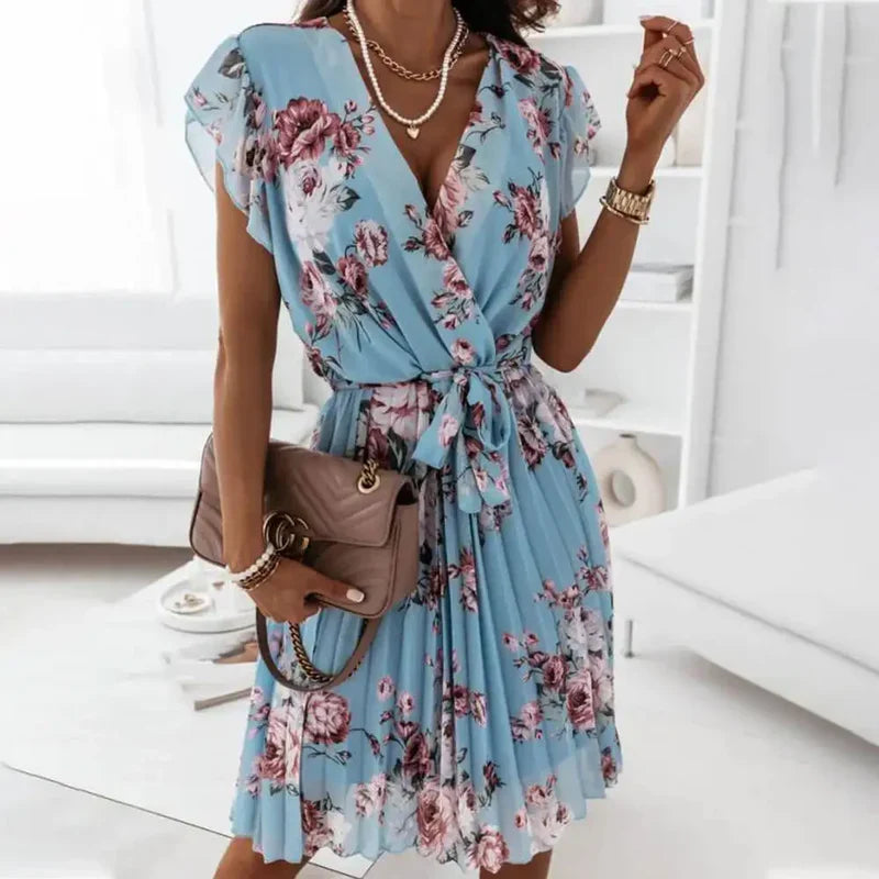 Casual Luxury Floral Dress for Women